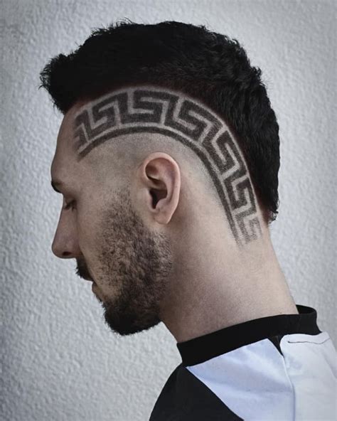 styling mens hair versace|Versace haircut design.